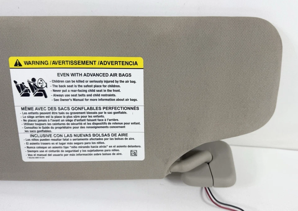 Juego de pares parasol derecho e izquierdo Ford Edge 2011-2014 con espejo OEM Foto 2 de 4