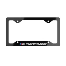 BMW M Performance Stylish Metal License Plate Frame for Car Enthusiasts