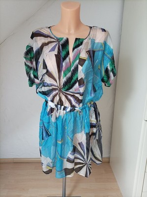 Emilio Pucci Kleid - 100 % Seide - Made in Italy - Gr. 40 - leicht + transparent