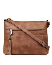 Crossbody Bags for Women, Lightweight Medium Crossbody Purse, Soft Leather Wo...