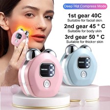 Microcurrent Facial Massager Roller Vibration EMS Face Neck Lifting Skin Tig