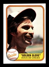DOUG DECINCES ⚾ 1981 Fleer Baseball #195 Baltimore Orioles NM-MT