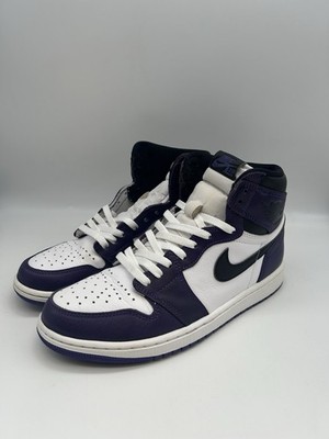 Jordan 1 Retro High Court Purple White 43