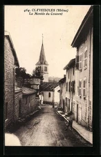 CPA Claveisoles, La Montèe du Couvent 1932 