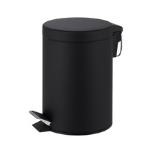 3L Pedal Bin Removable Inner Bucket Bathroom Waste Bin Round 3 Litre