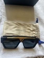 Authentic Louis Vuitton Evidence Sunglasses Black/Gold