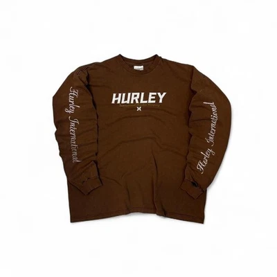 Vintage Hurley Distressed Trashed Long Sleeve Tee Men's XXL - Image 1 of 4