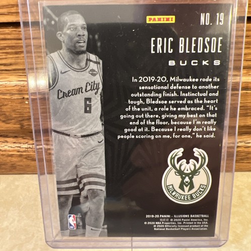 2019-20 Panini Illusions - Eric Bledsoe #19 Trophy Collection Red /99 - Picture 2 of 2