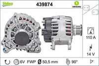 Valeo 439874 Generator FüR Seat Skoda VW