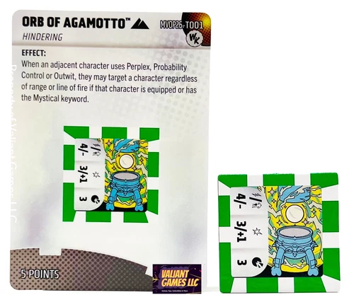 Marvel Heroclix Orb of Agamotto #MVOP26-T001 w/ Card Wizkid's Exclusive