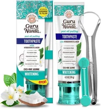 GuruNanda Hydroxyapatite Toothpaste, SLS & Fluoride Free, Whitening Toothpaste -