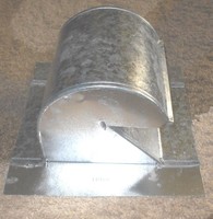 Tamco Gooseneck 10 Shingle Vent W/damper Galvanized Tamco Gooseneck 10 Shingle Vent W/damper Galvanized