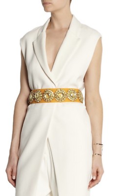 Burberry Crystal Embellished Silicone Waist Belt BURBERRY TB reversible Check Belt BEIGE | Base Blu main image 3