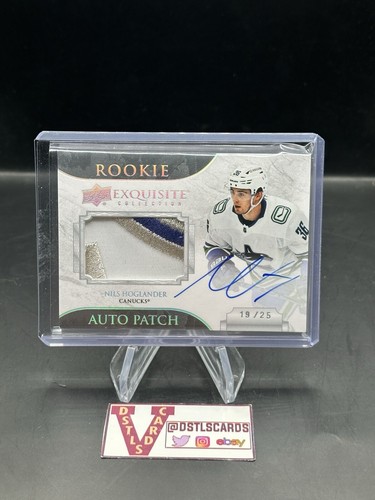 20/21 The Cup - NILS HOGLANDER EXQUISITE RPA /25 #ECH-NH Vancouver Canucks