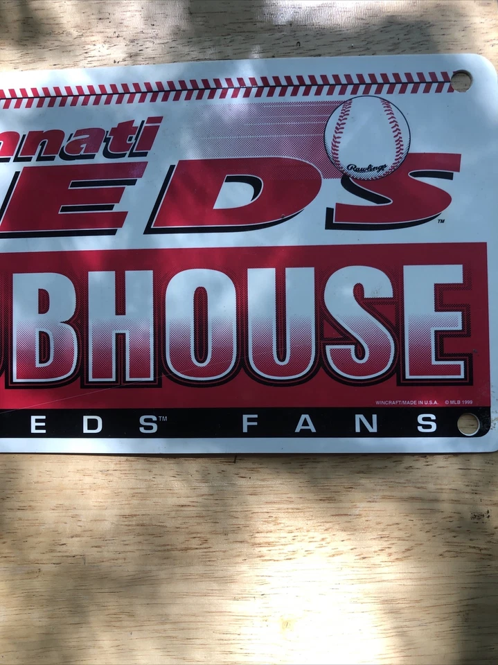 Cincinnati Reds Clubhouse Sign - Image 4 of 4