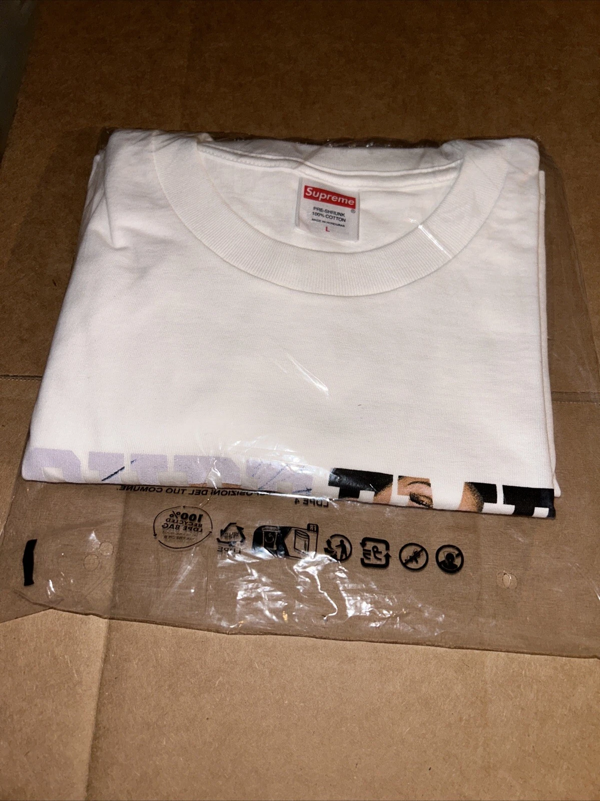 T shirt Supreme Collegiate FW24 blanc grand
