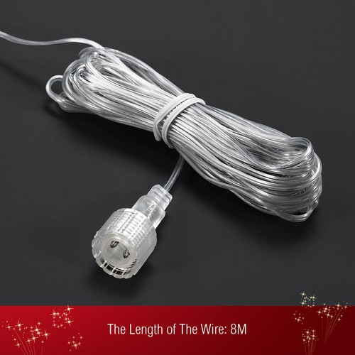 150/180cm 3D LED Christmas Lights Xmas Party Decor 8 Effects Indoor Outdoor - Picture 9 of 157