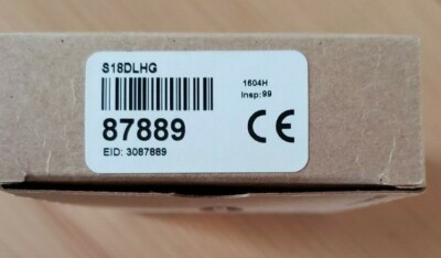 NEW Banner Engineering S18DLHG EZ-Light Daylight Visible Green 18mm IP67 87889