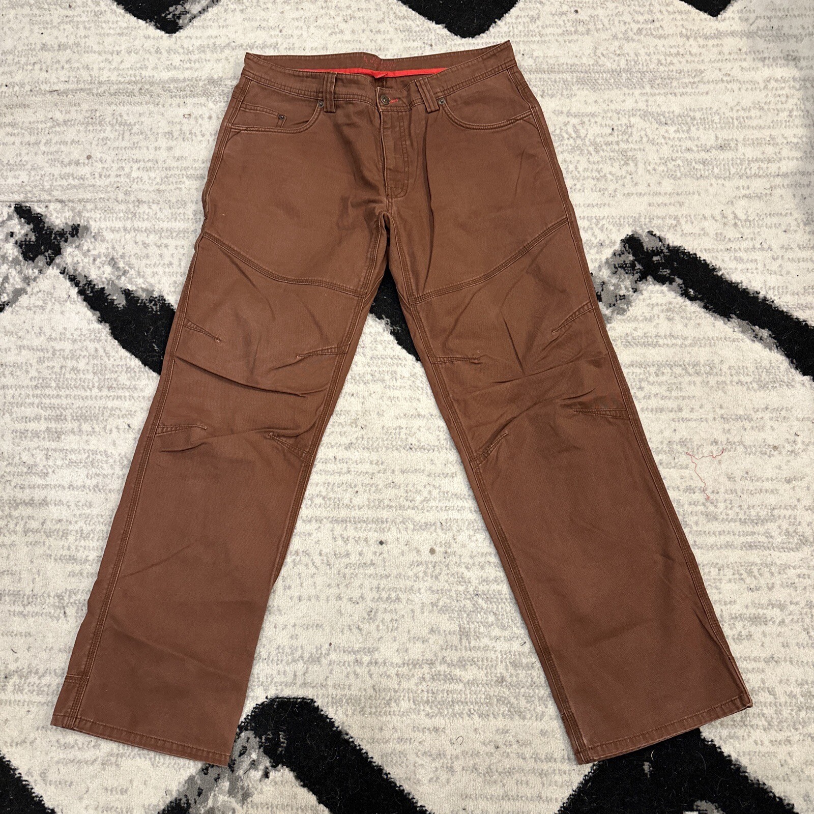 MENS EMS EASTERN MOUNTAIN SPORTS FENCEMENDER BROWN WORK PANTS 36X32 eBay