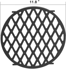 Round Cooking Grate Porcelain-Enameled Cast-Iron for 22.5" Weber Charcoal Grills
