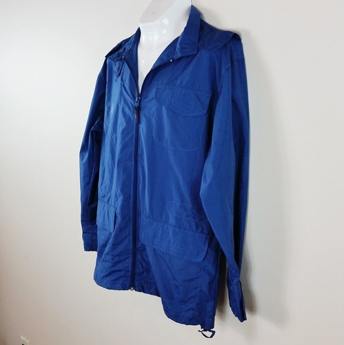 Tommy Hilfiger Jeans Mens Windbraker Sz M Navy Blue Full Zip Lightweight Jacket - Bild 4 von 6