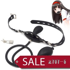 Inflatable Expansion Gag Huge Mouth Open Mouth Gag Restraint for Couples Women