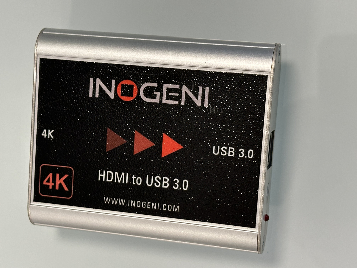 INOGENI HDMI TO USB 4K CAPTURE CARD Model 4K2USB3 UK