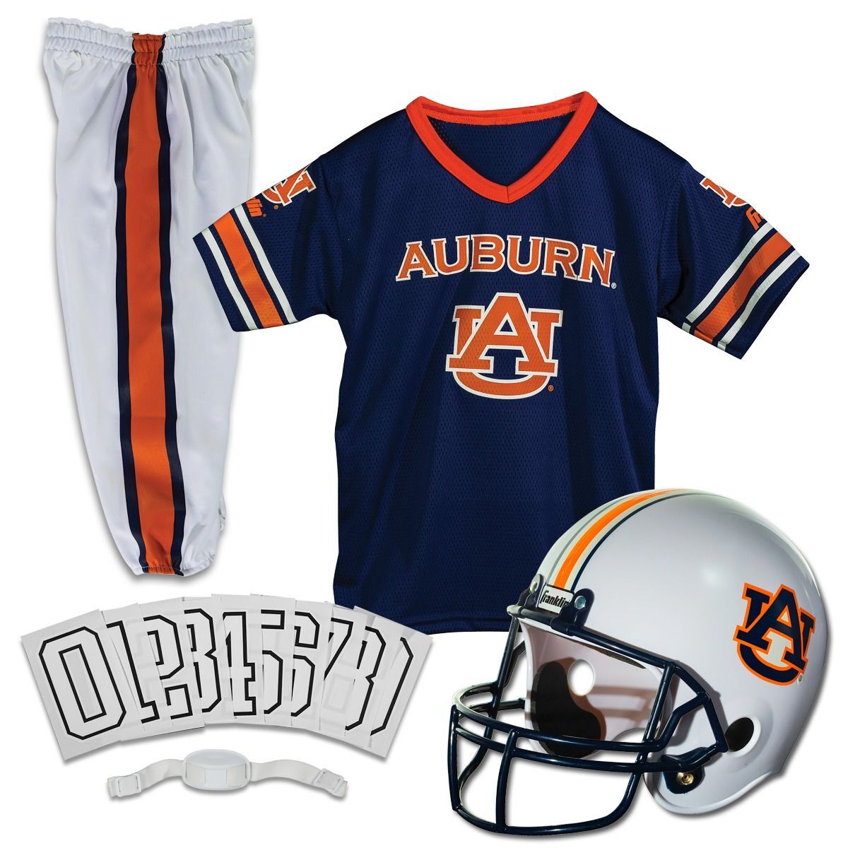 Auburn Tigers Kids NCAA 5pc Deluxe Football Uniform Set, Small | eBay