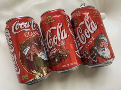 Coke Coca Cola Can collection Olympics Christmas Holidays 1997