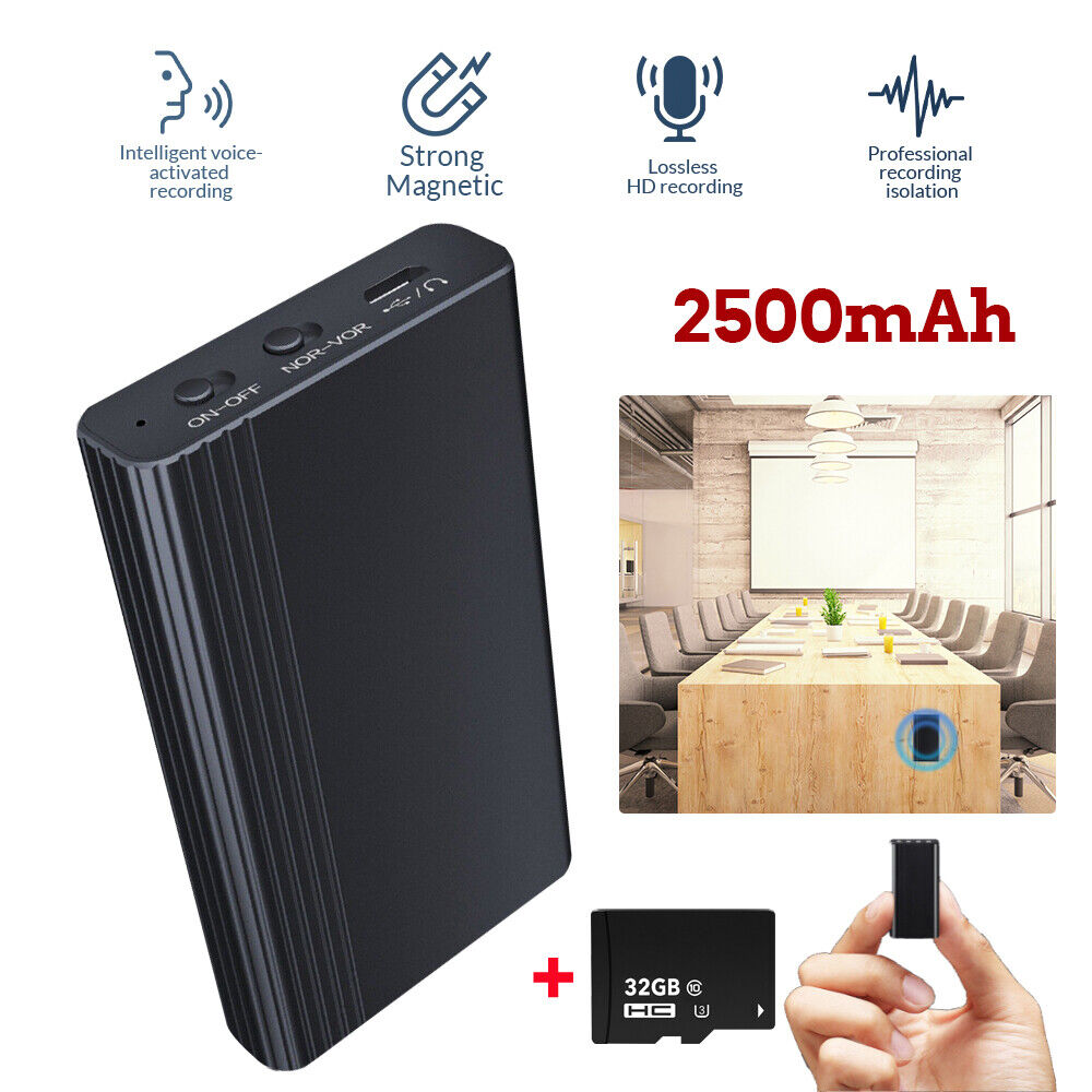 Mini grabadora de sonido (voz) espía con micrófono externo + WIFI