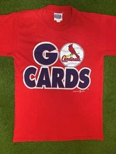 1998 St. Louis Cardinals - Go Cards - Vintage MLB T-Shirt Medium 