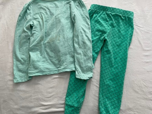 Disney Princess Lot 6 Pajamas Sleep Night Girls Size 4 Raya Ariel - Picture 7 of 24