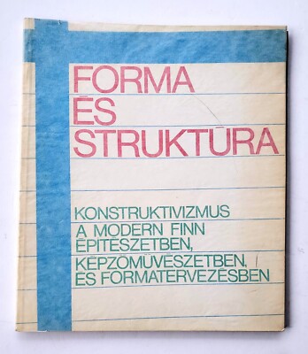 Rare Hungarian Book on MCM Midcentury Finnish Design Art Architecture
