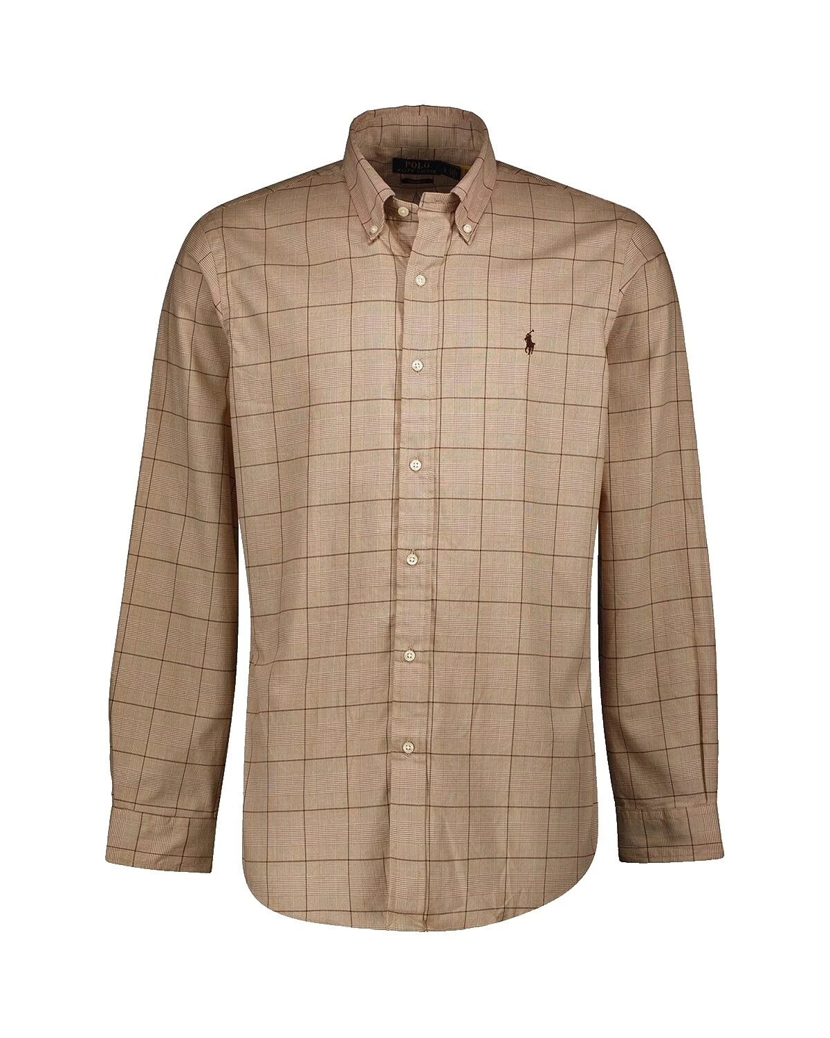 Polo Ralph Lauren Long Sleeve Brown Shirts for Men