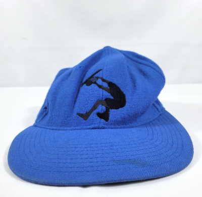 Vintage 90s Reebok Shaq Attaq Shaquille O'Neal Snapback Hat Blue