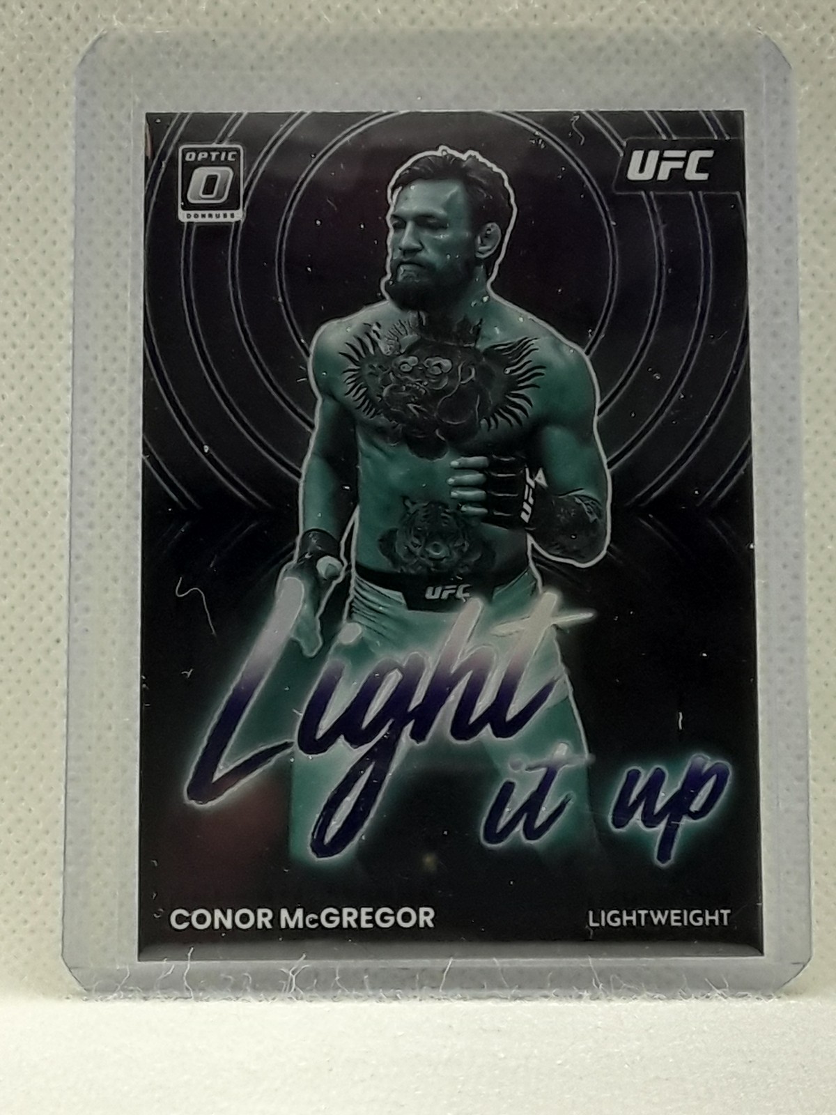 Conor McGregor 2023 Donruss Optic UFC - Light It Up Purple #13 -