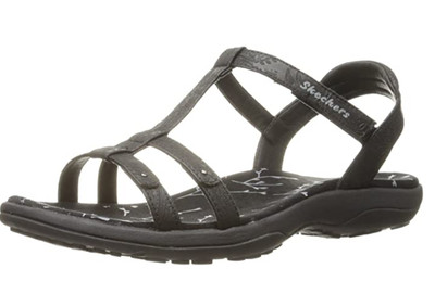skechers women's reggae t strap sandal