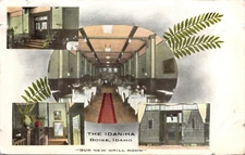 Idan-Ha Hotel Boise Idaho Private Mailing Card Unposted Postcard D45