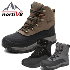 Nortiv 8 Men's Snow Boots Warm Ski Boots Hiking Boots Work Skiing WIDE SIZE