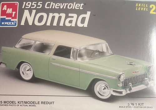 55 AMT Chevrolet Nomad scale 1:25 ( Crossover Pipes ) no box - Picture 2 of 2