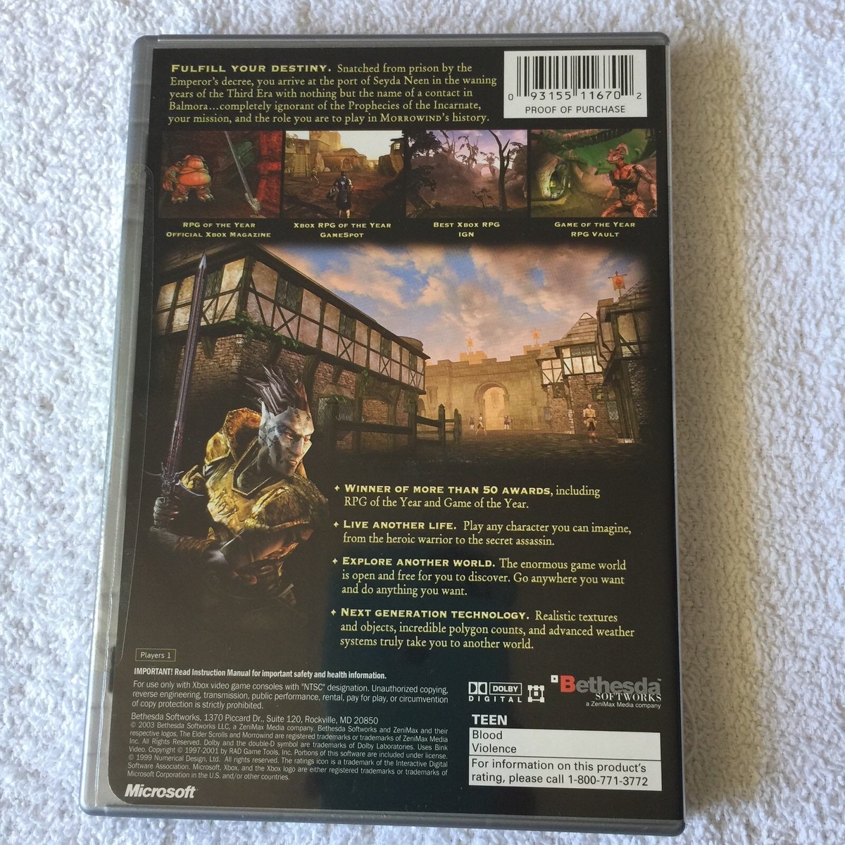 The Elder Scrolls III: Morrowind (Platinum Hits Edition