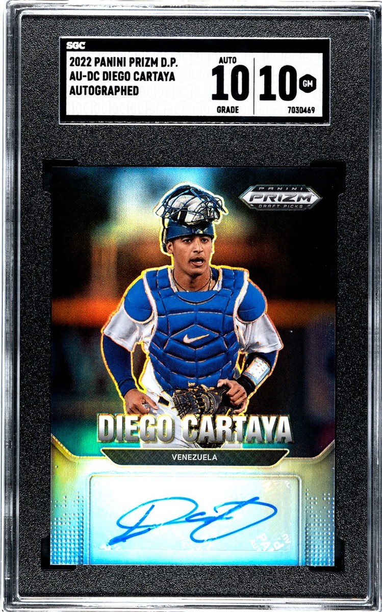 2022 Panini Prizm Draft Picks - Autographs Diego Cartaya #AU