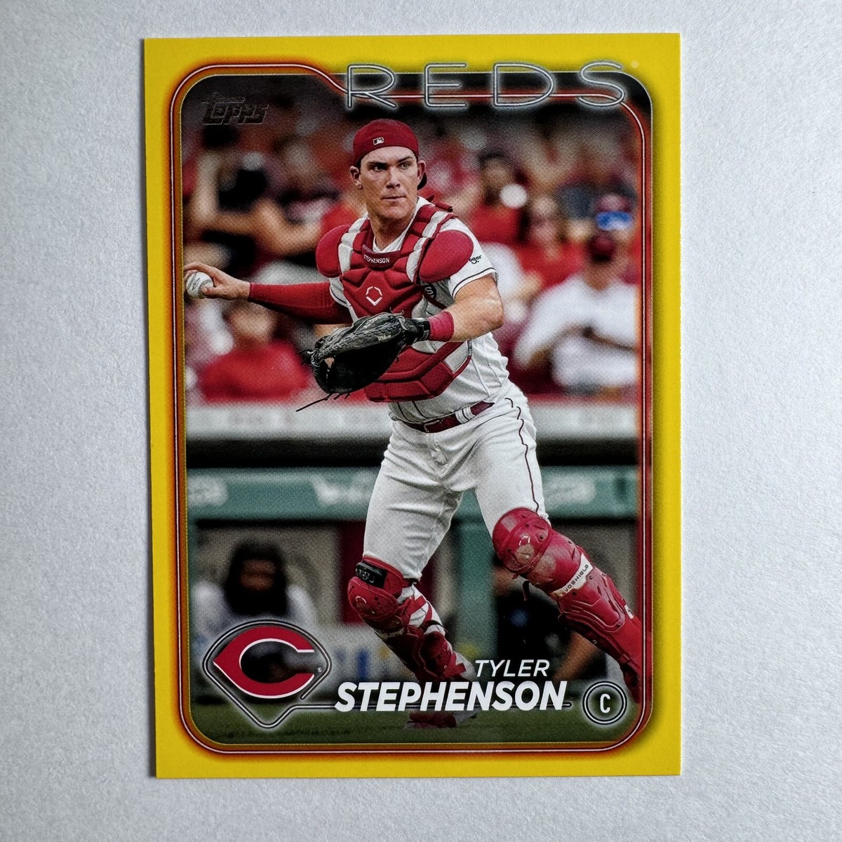 2024 Topps Series 2 Tyler Stephenson Yellow Parallel Reds #684 | eBay
