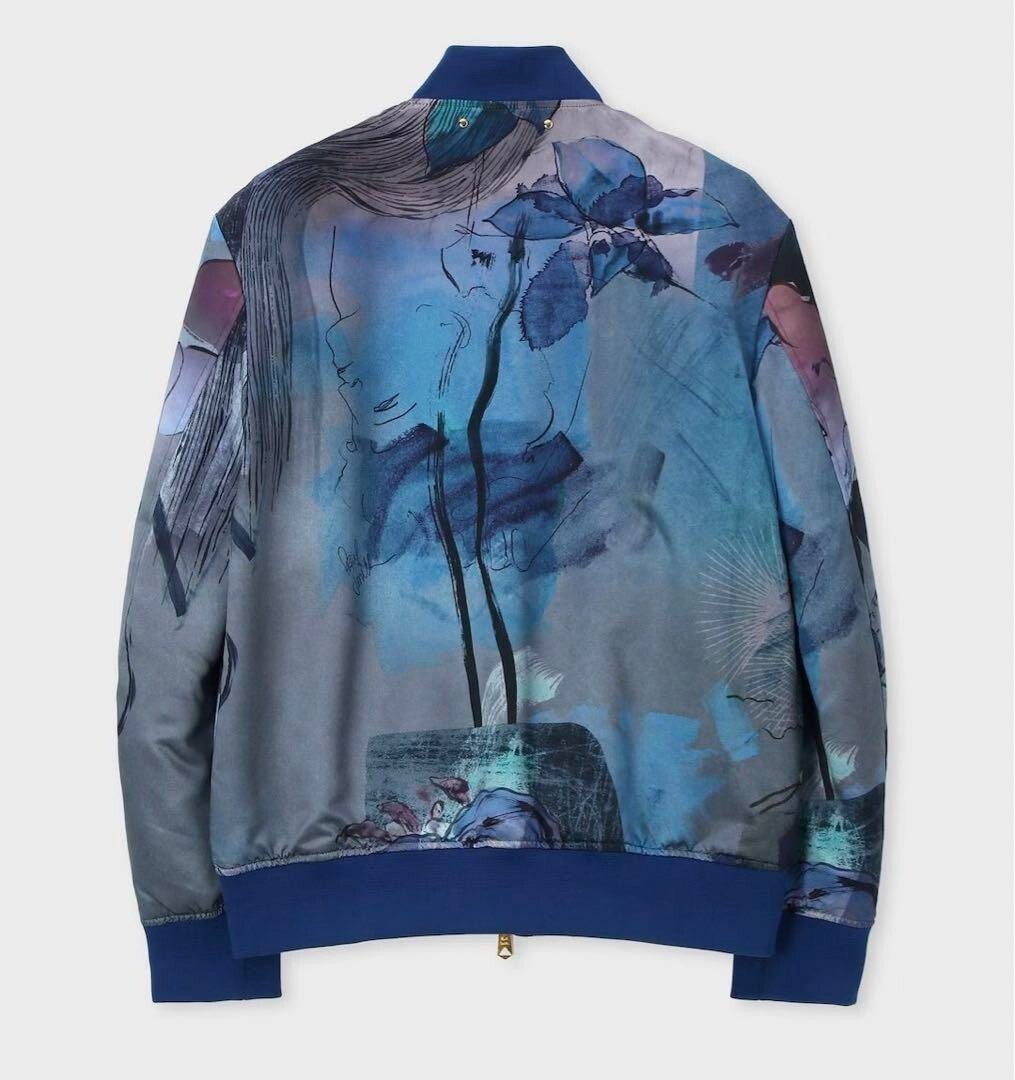 Paul Smith All-over pattern Narcissus Print Zip Up Jacket Paul Smith All-over pattern Narcissus Print Zip Up Jacket