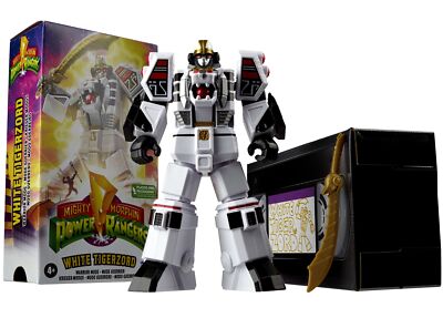 Power Rangers Mighty Morphin White Tigerzord Action Figure