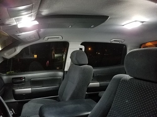 18 x White LED Interior Bulbs Lights Package For 2007-2017 2018 2009 2020 Tundra - Picture 2 of 12
