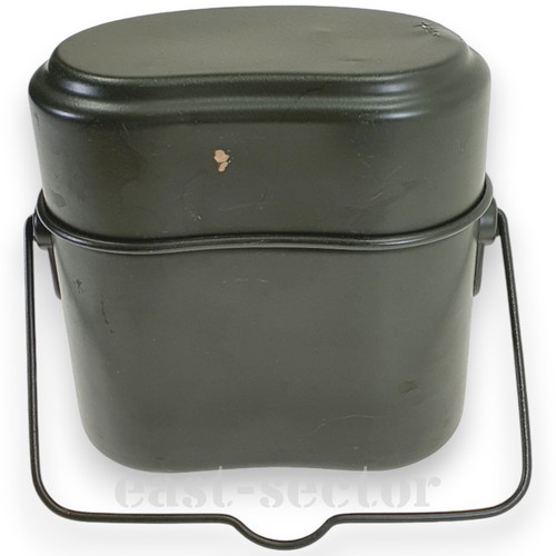 German Army 3-piece Mess Tin Set Camping TRANGIA Style Billy Can Cooking Eating - Picture 5 of 11