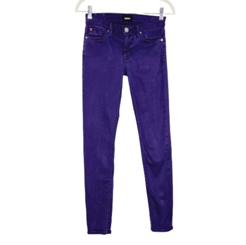 Hudson Purple Skinny Jeans Womens Size 