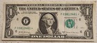 ☆STAR NOTE☆$1 Bill, Low Run Size 640k,Fancy Serial Number, F03813461* — photo 1