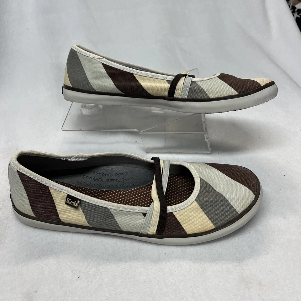 Zapatilla deportiva de lona sin cordones con soporte para el arco Keds para mujer, multicolor talla 8,5 M Foto 2 de 4